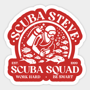 Scuba Steve // Scuba Squad Sticker